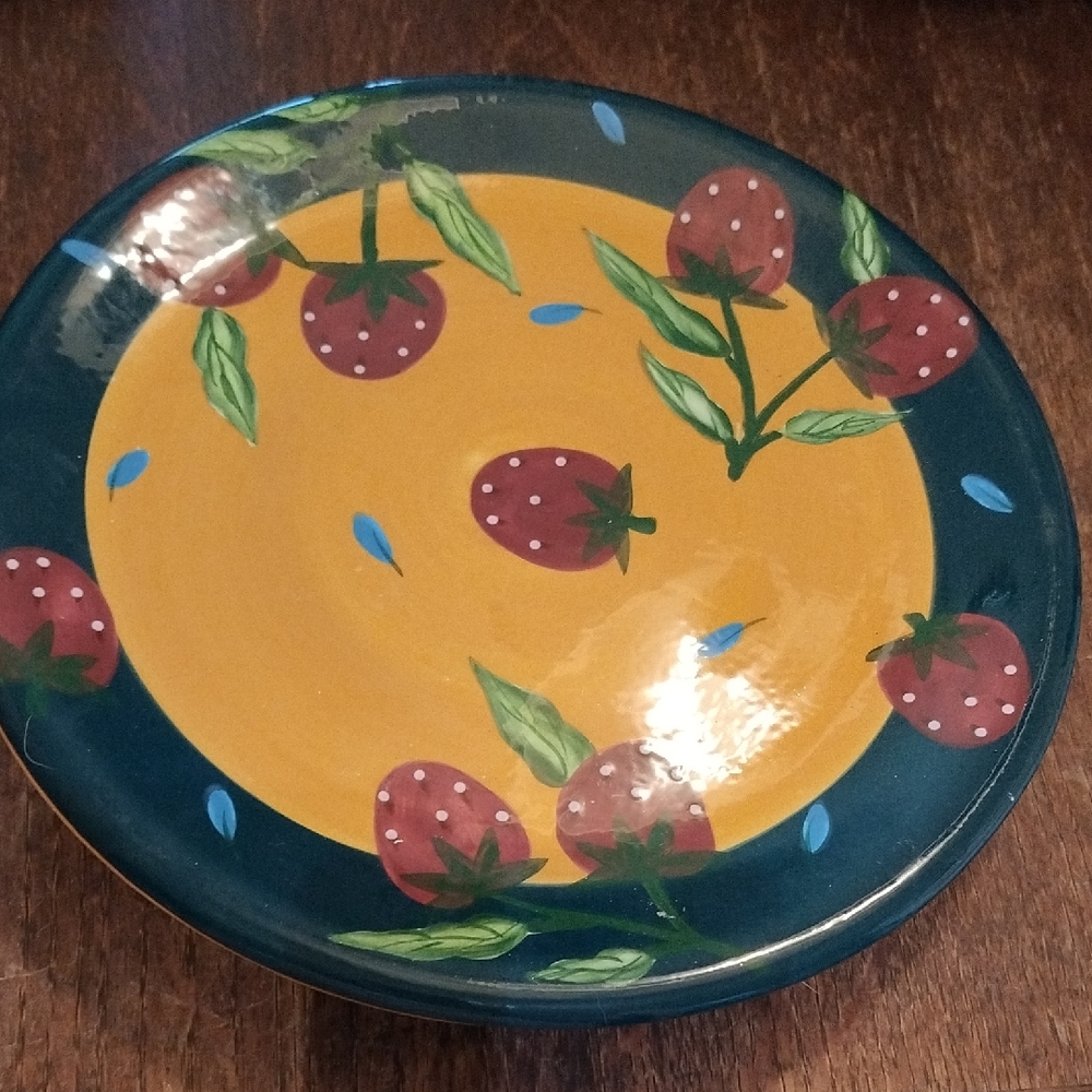 Bella Casa Strawberry 10" Plate By Ganz